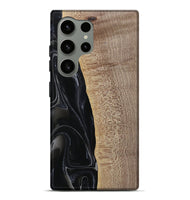 Galaxy S24 Ultra Wood Live Edge Phone Case - Kyan (Black & White, 741613)