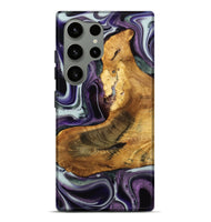 Galaxy S24 Ultra Wood Live Edge Phone Case - Trudie (Purple, 741623)