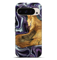 Pixel 9 Pro XL Wood Live Edge Phone Case - Trudie (Purple, 741623)