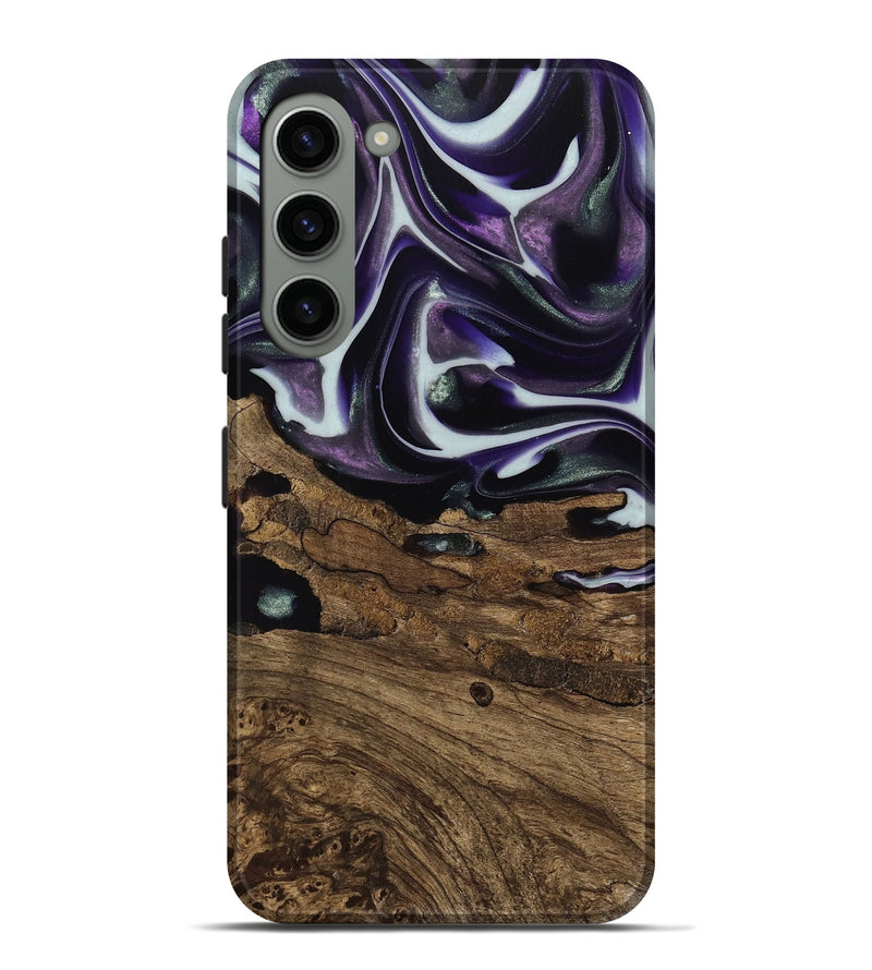 Galaxy S23 Plus Wood Live Edge Phone Case - Primus (Purple, 741626)