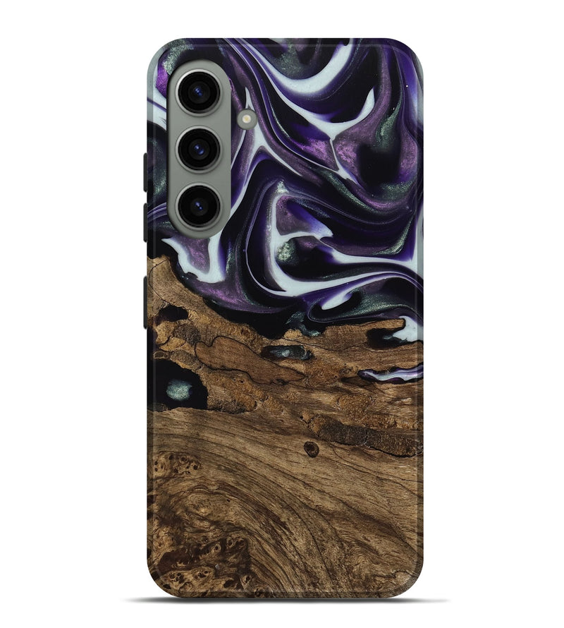 Galaxy S24 Plus Wood Live Edge Phone Case - Primus (Purple, 741626)