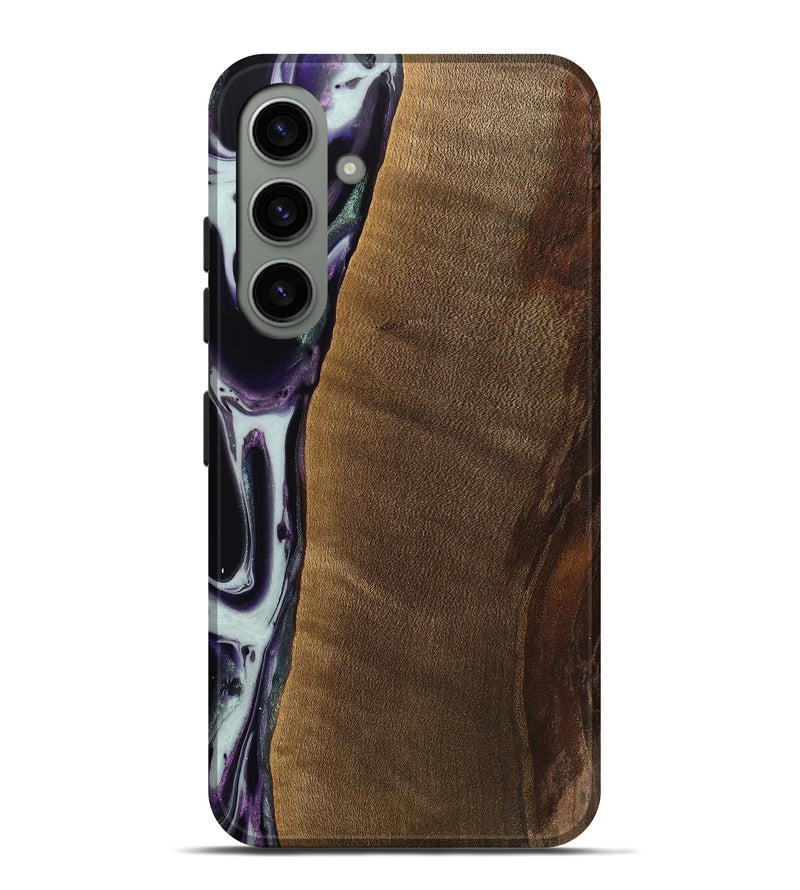 Galaxy S24 Plus Wood Live Edge Phone Case - Candra (Purple, 741629)