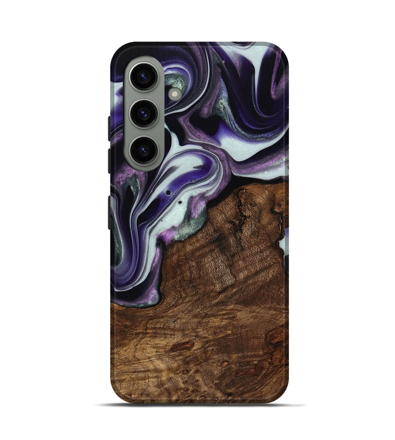 Galaxy S24 Wood Live Edge Phone Case - Shawna (Purple, 741632)