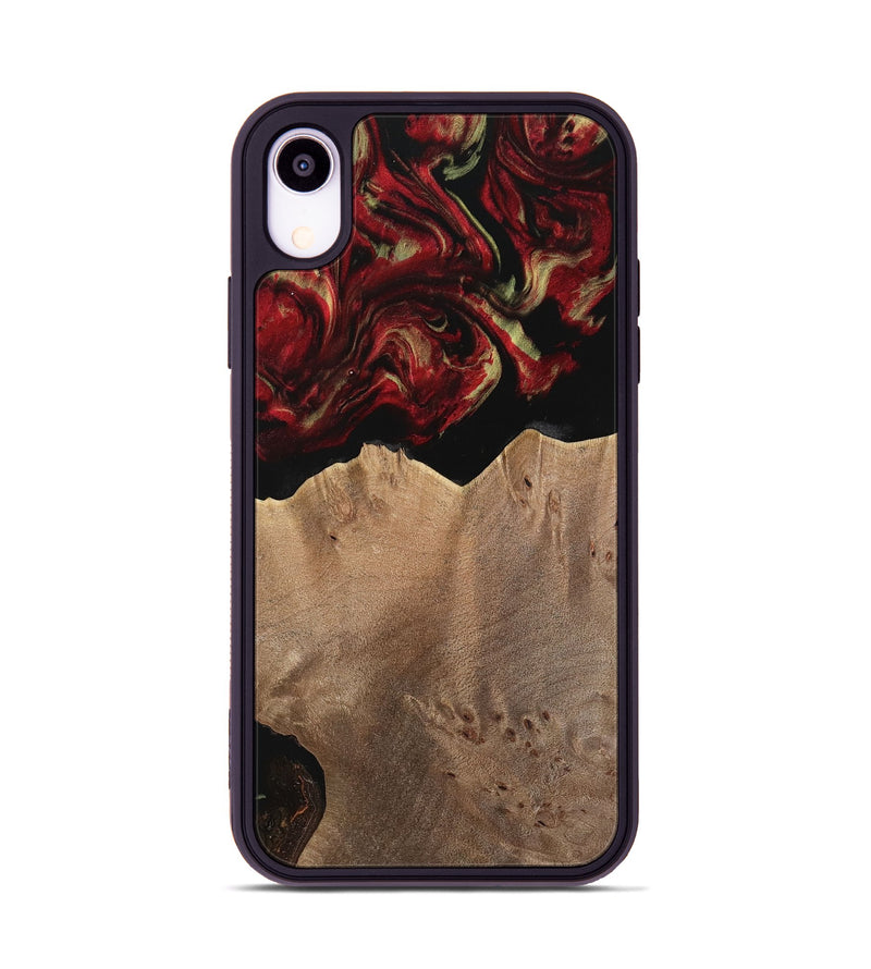 iPhone Xr Wood Phone Case - Neena (Red, 741638)