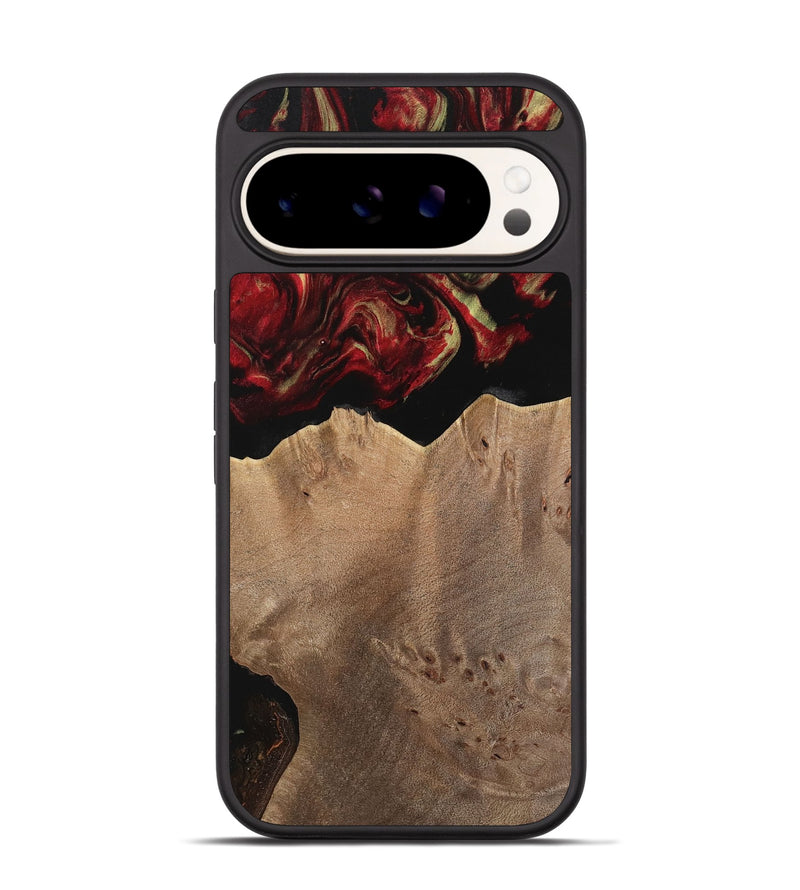 Pixel 9 Pro Wood Phone Case - Neena (Red, 741638)