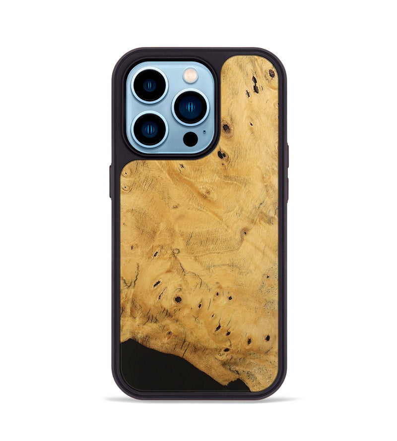 iPhone 14 Pro Wood Phone Case - Jaclin (Wood Burl, 741639)