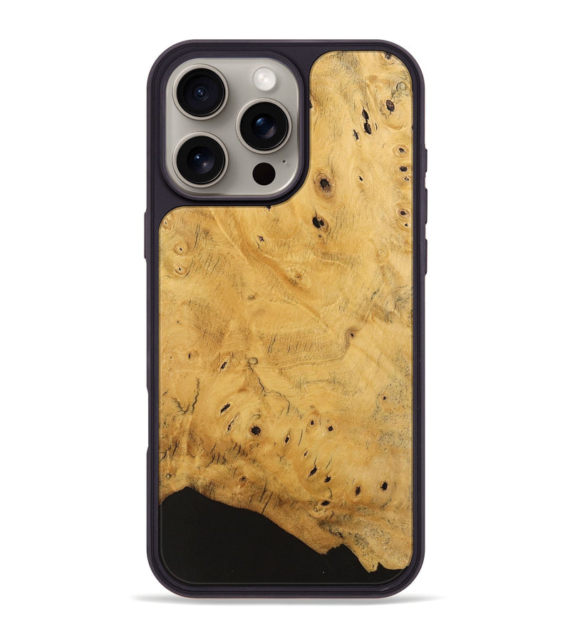 iPhone 16 Pro Max Wood Phone Case - Jaclin (Wood Burl, 741639)