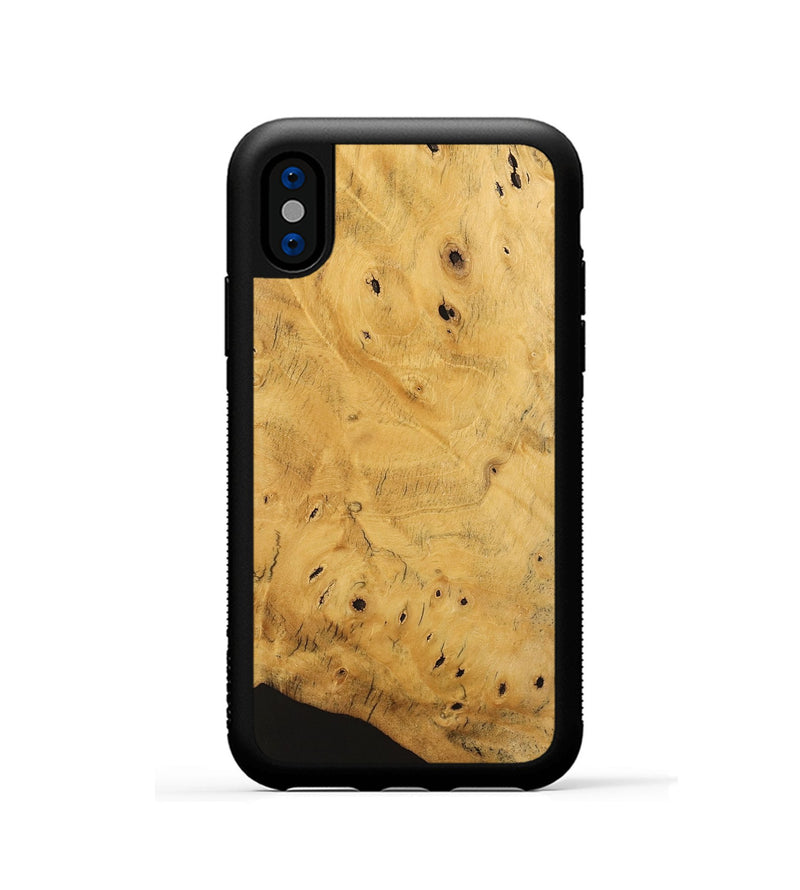 iPhone Xs Wood Phone Case - Jaclin (Wood Burl, 741639)