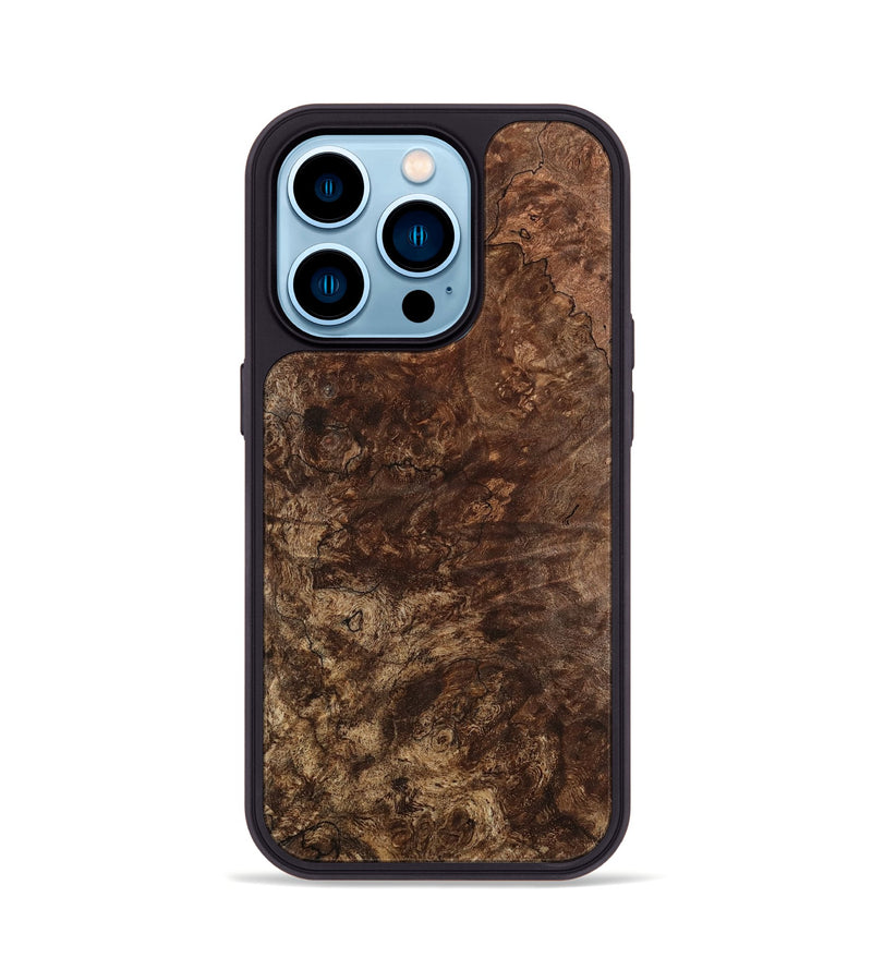 iPhone 14 Pro Wood Phone Case - Metha (Wood Burl, 741640)