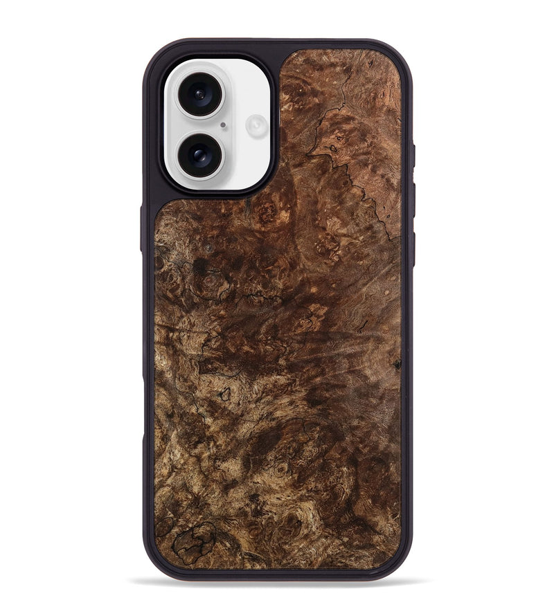 iPhone 16 Plus Wood Phone Case - Metha (Wood Burl, 741640)