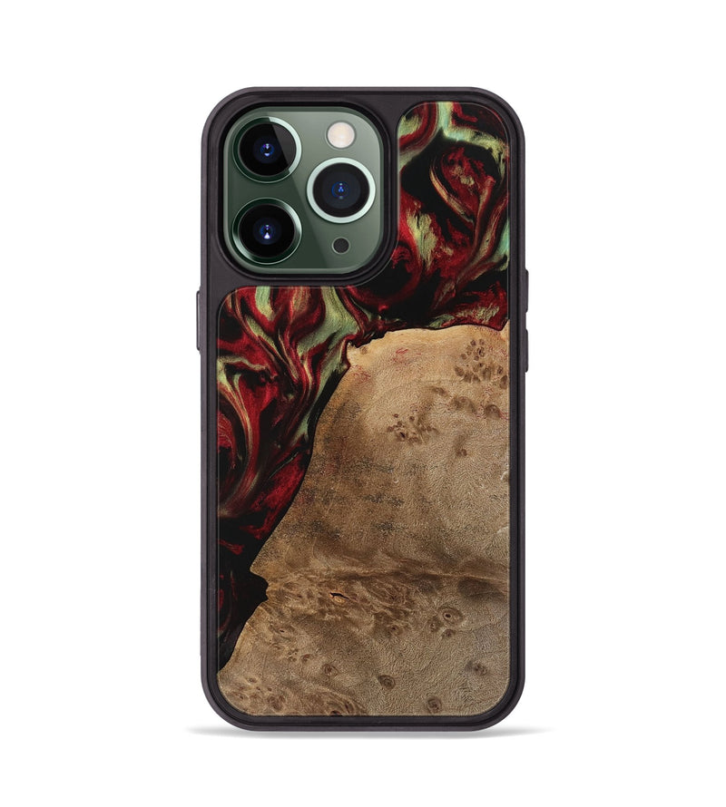 iPhone 13 Pro Wood Phone Case - Merrill (Red, 741641)