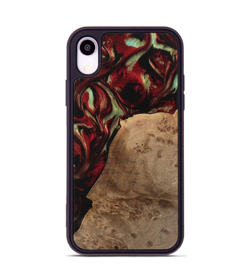 iPhone Xr Wood Phone Case - Merrill (Red, 741641)