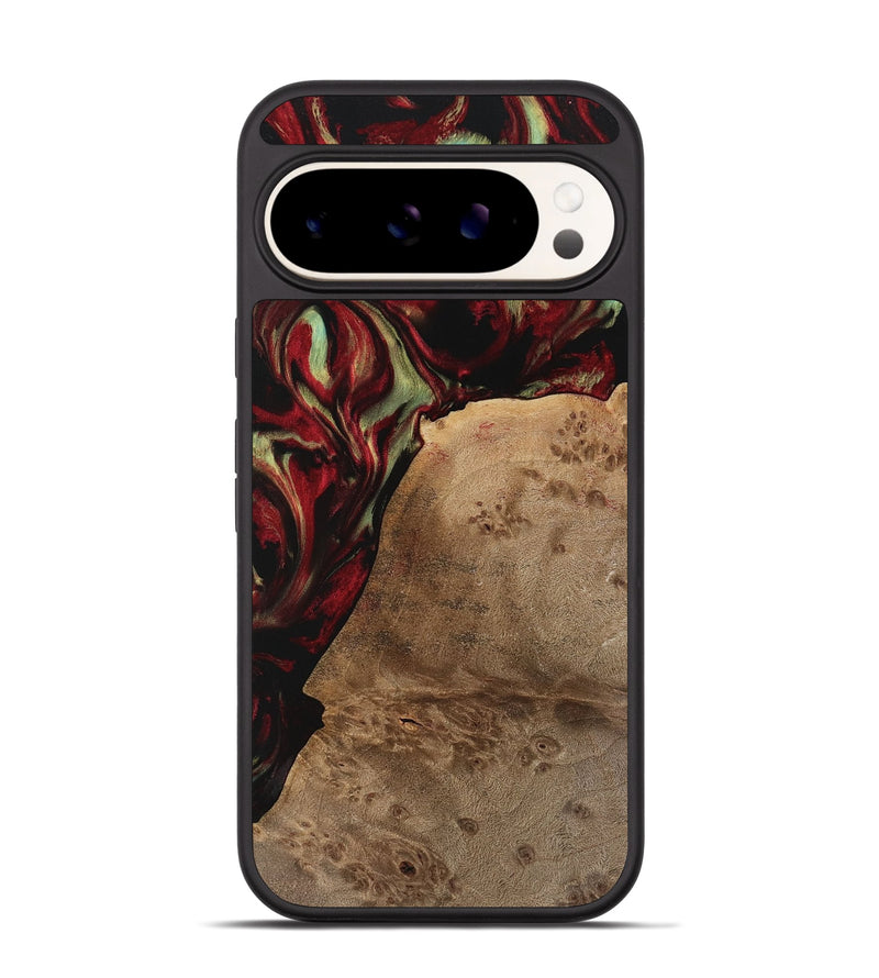 Pixel 9 Pro Wood Phone Case - Merrill (Red, 741641)