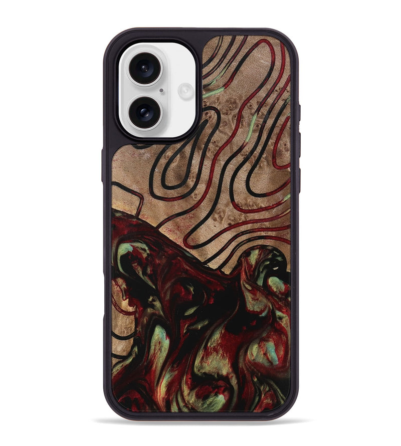 iPhone 16 Plus Wood Phone Case - Kedah (Pattern, 741642)