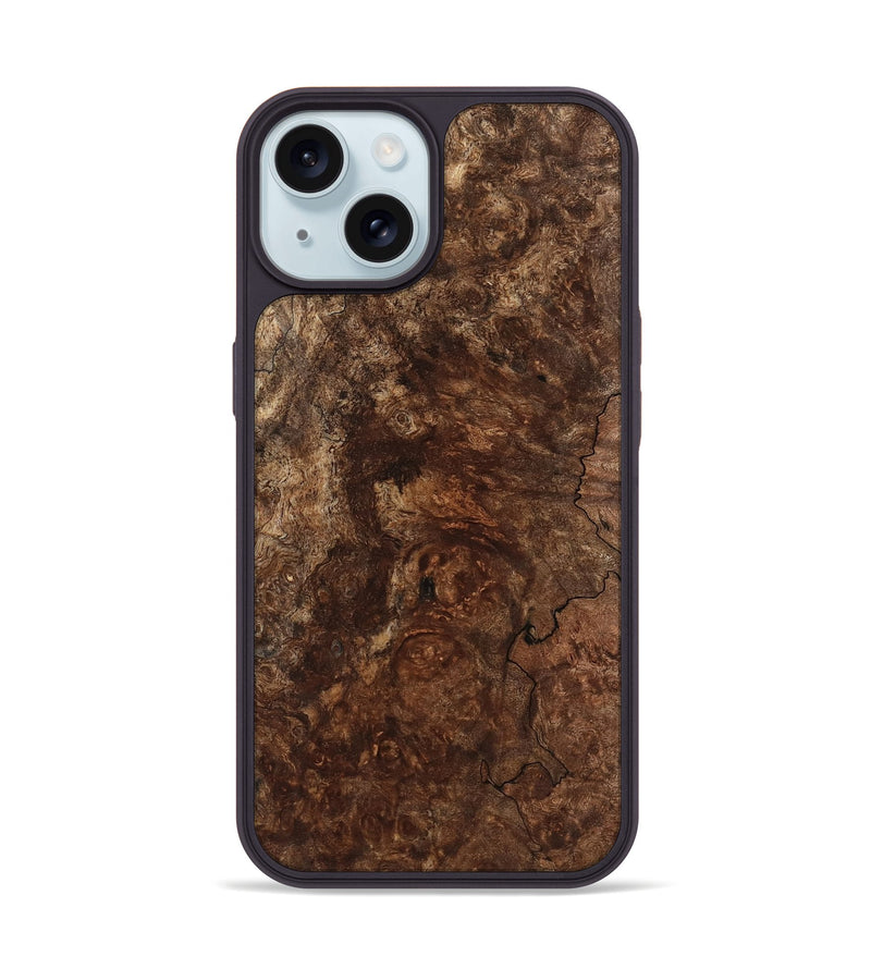 iPhone 15 Wood Phone Case - Willam (Wood Burl, 741643)