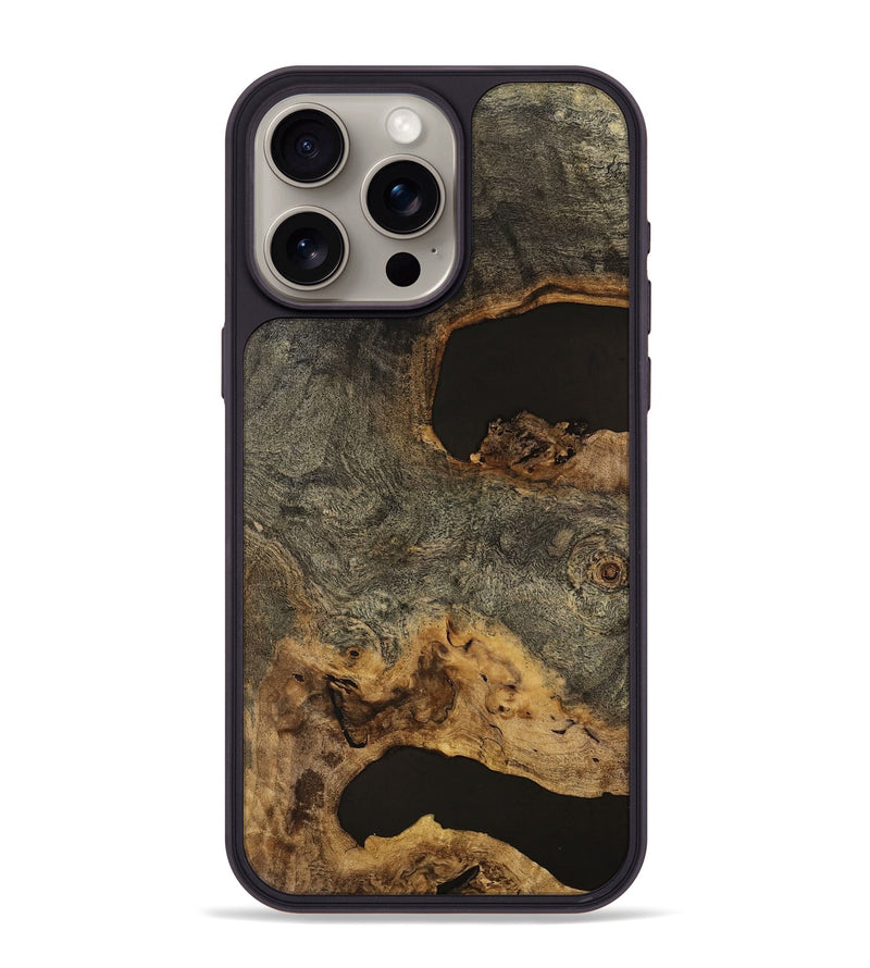 iPhone 15 Pro Max Wood Phone Case - Wiebe (Wood Burl, 741644)