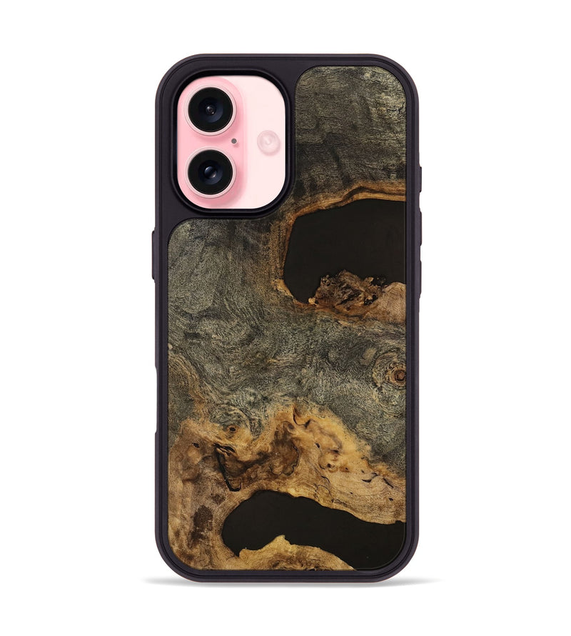 iPhone 16 Wood Phone Case - Wiebe (Wood Burl, 741644)