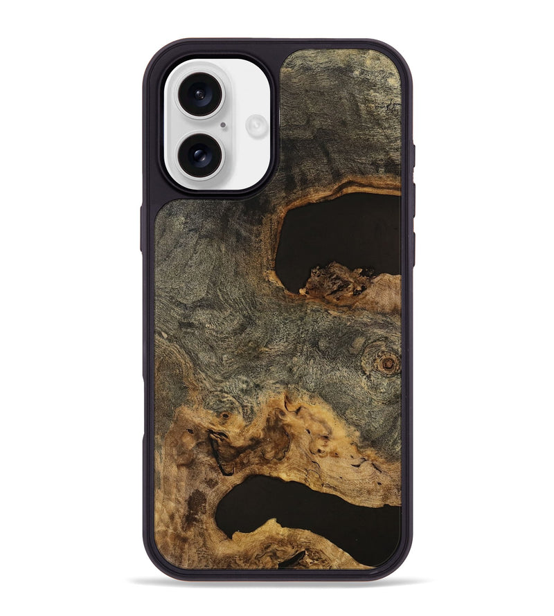 iPhone 16 Plus Wood Phone Case - Wiebe (Wood Burl, 741644)