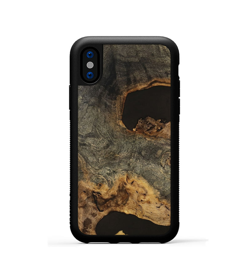 iPhone Xs Wood Phone Case - Wiebe (Wood Burl, 741644)