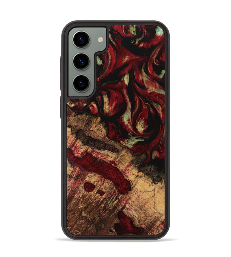 Galaxy S23 Plus Wood Phone Case - Alvinia (Red, 741645)