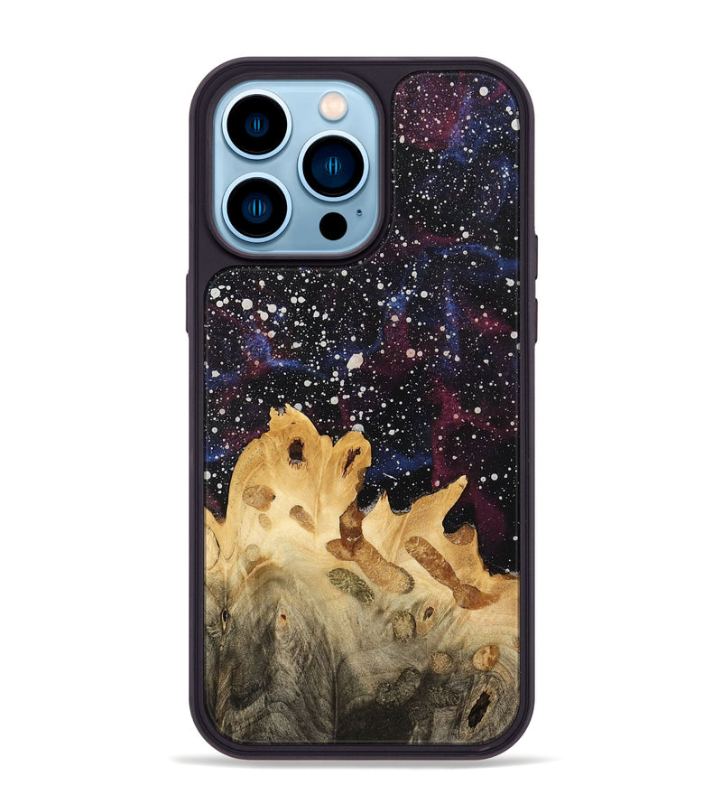 iPhone 14 Pro Max Wood Phone Case - Clell (Cosmos, 741646)