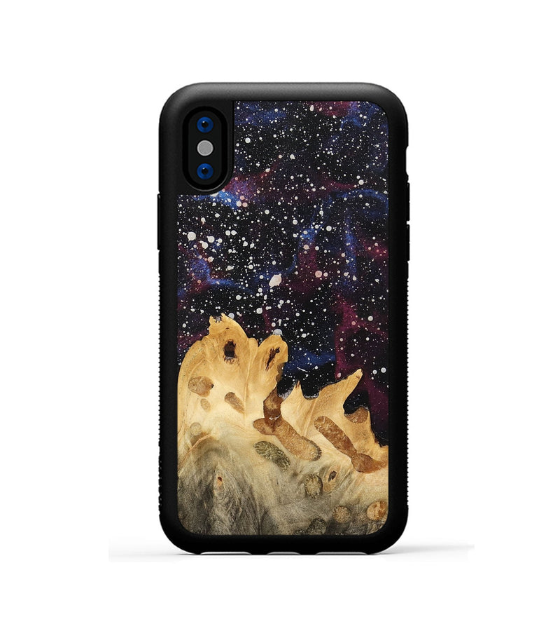 iPhone Xs Wood Phone Case - Clell (Cosmos, 741646)