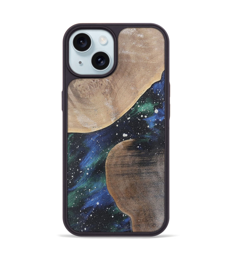 iPhone 15 Wood Phone Case - Allyson (Cosmos, 741650)