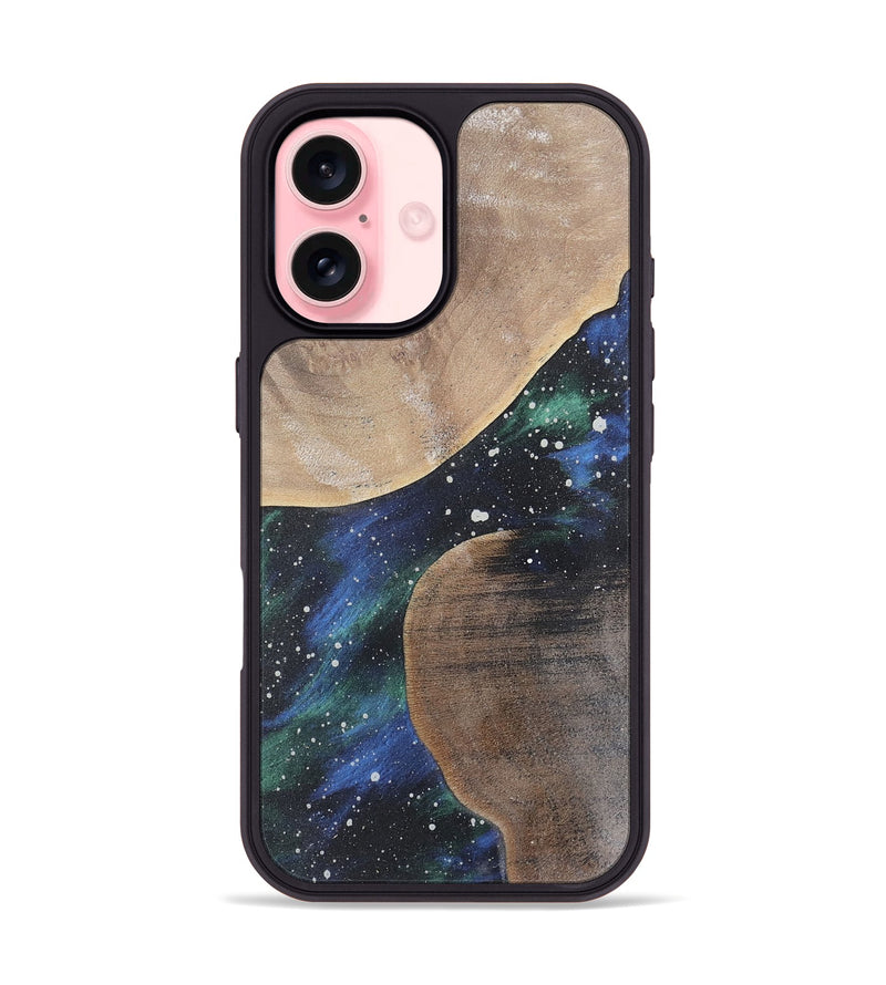 iPhone 16 Wood Phone Case - Allyson (Cosmos, 741650)