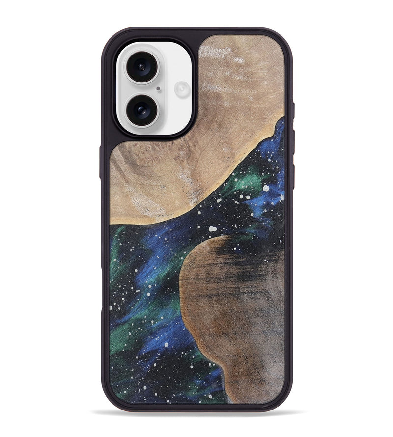 iPhone 16 Plus Wood Phone Case - Allyson (Cosmos, 741650)