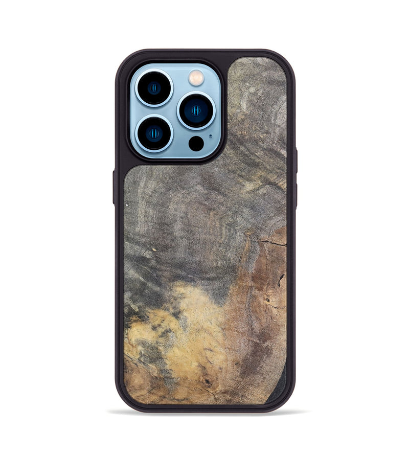 iPhone 14 Pro Wood Phone Case - Aleda (Wood Burl, 741652)