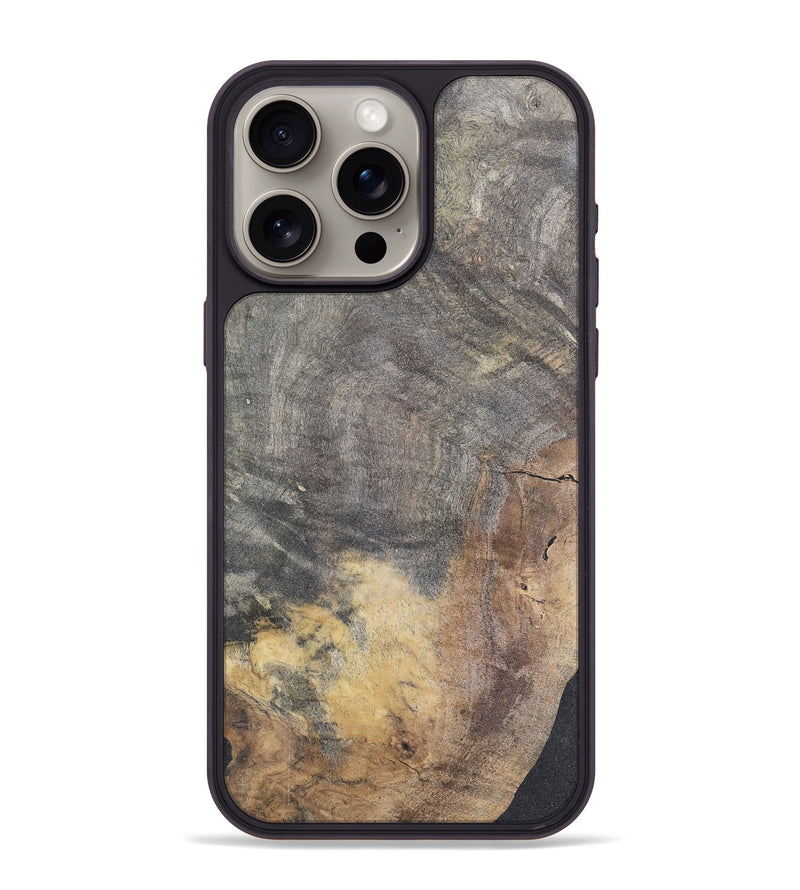 iPhone 15 Pro Max Wood Phone Case - Aleda (Wood Burl, 741652)