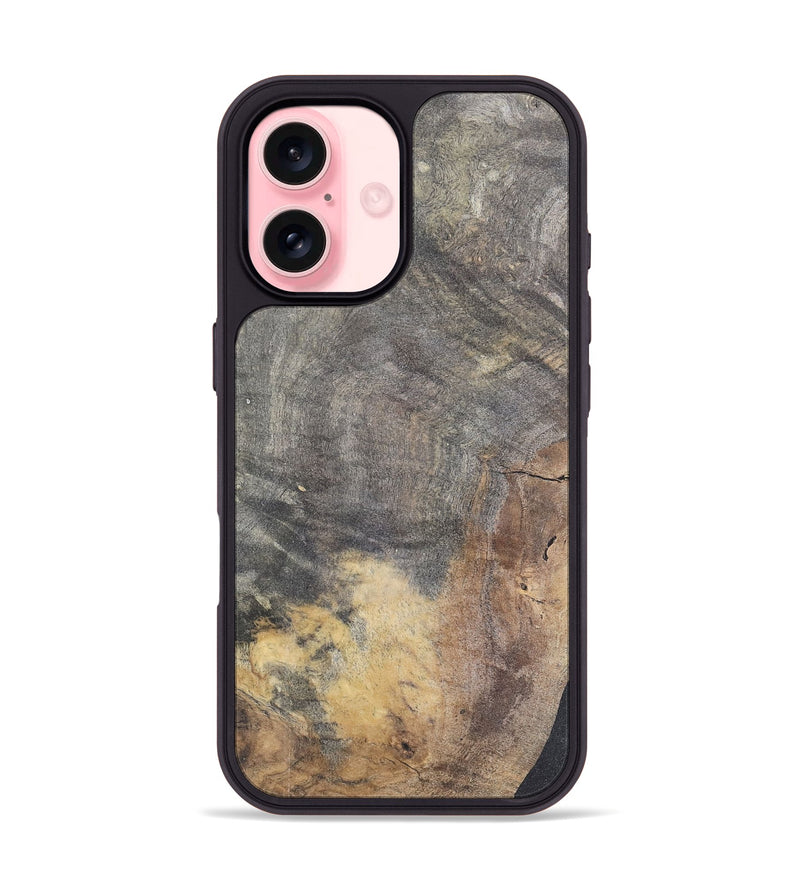 iPhone 16 Wood Phone Case - Aleda (Wood Burl, 741652)