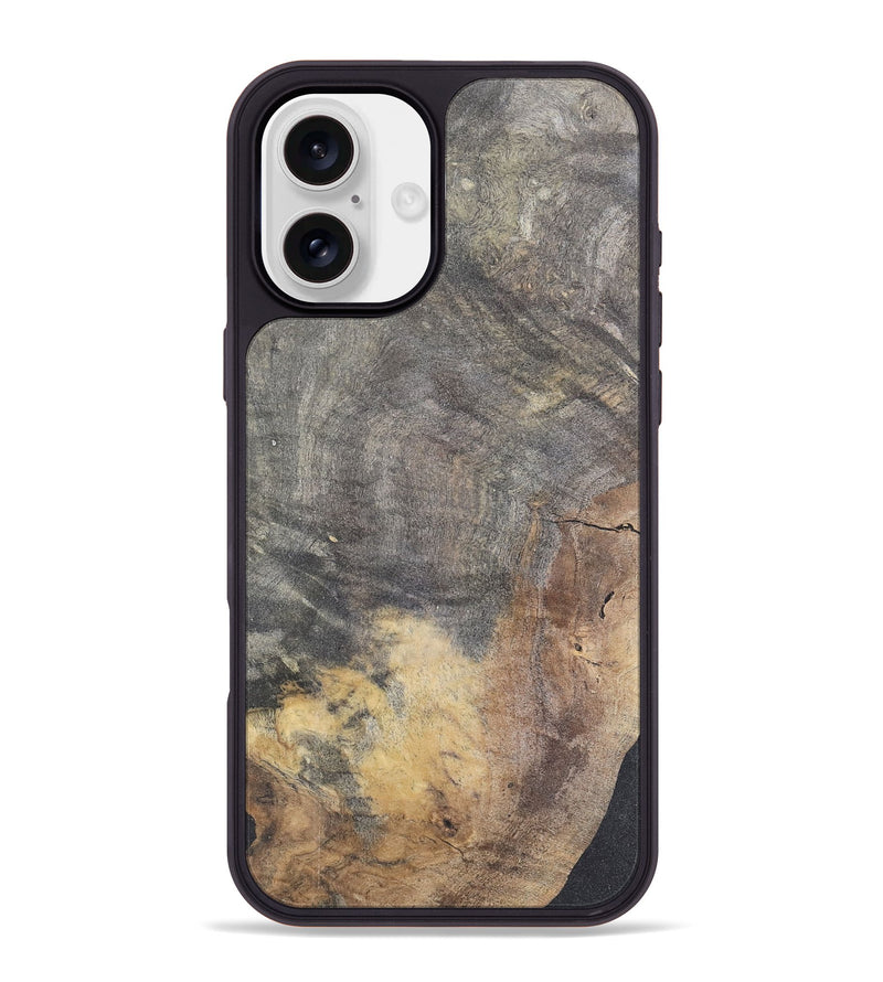 iPhone 16 Plus Wood Phone Case - Aleda (Wood Burl, 741652)