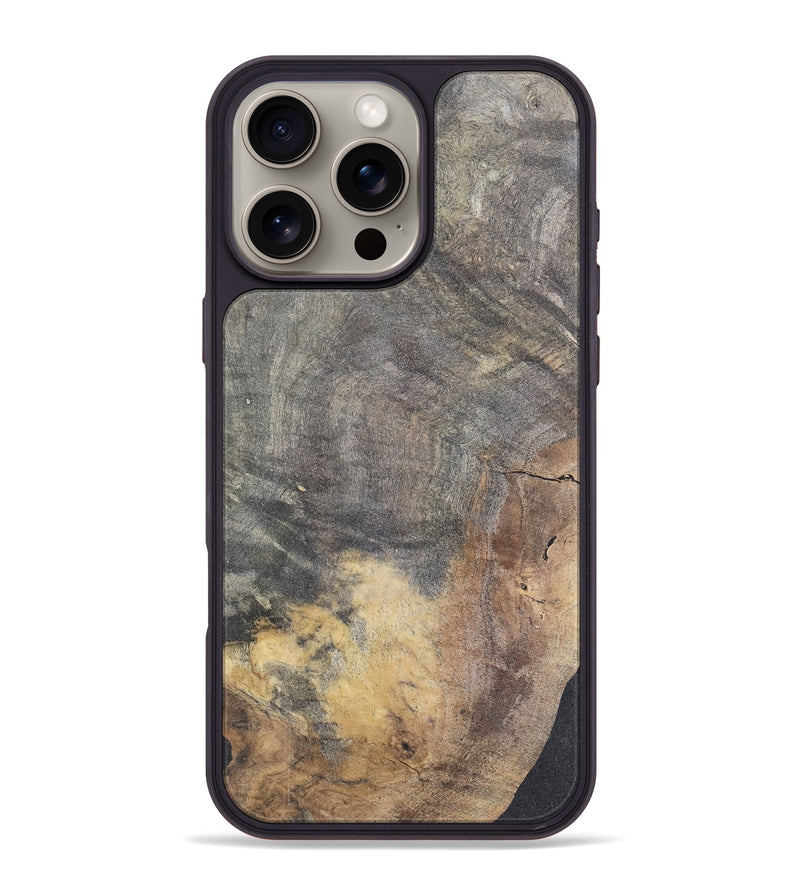 iPhone 16 Pro Max Wood Phone Case - Aleda (Wood Burl, 741652)