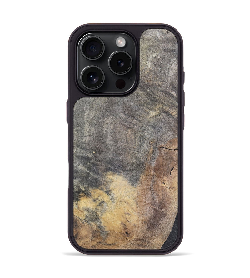 iPhone 16 Pro Wood Phone Case - Aleda (Wood Burl, 741652)