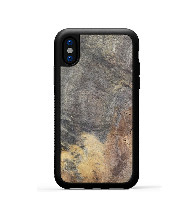 iPhone Xs Wood Phone Case - Aleda (Wood Burl, 741652)