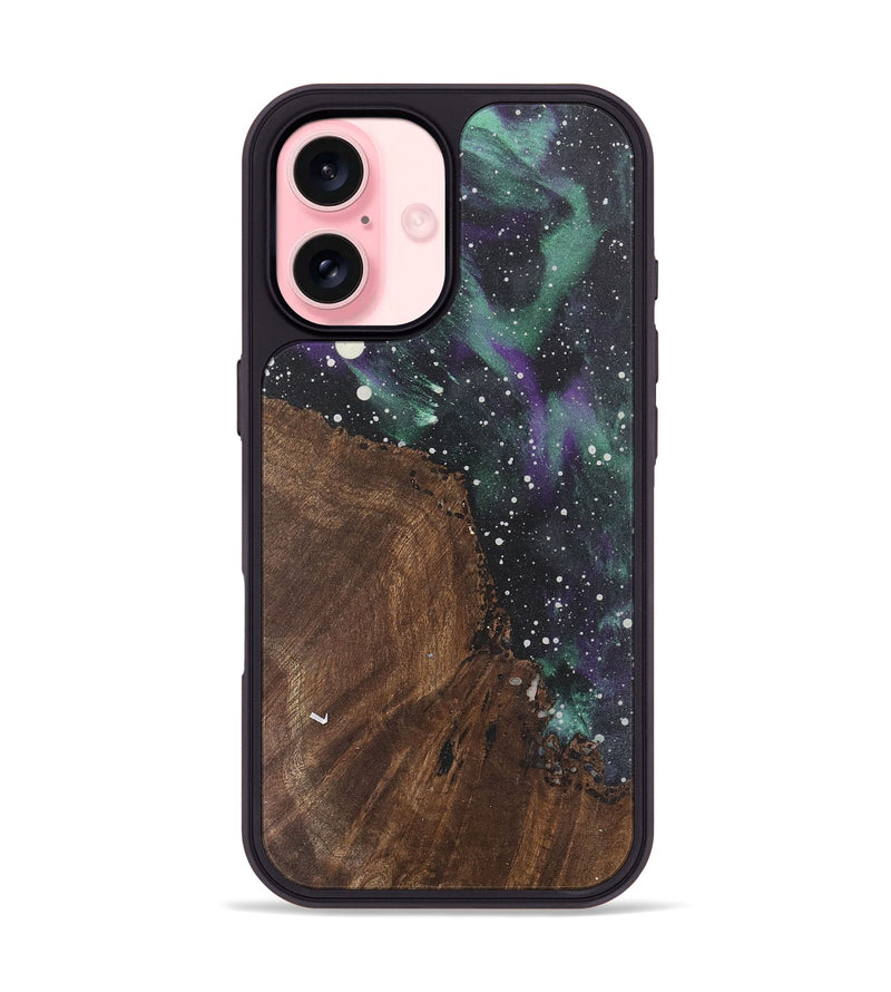 iPhone 16 Wood Phone Case - Cleva (Cosmos, 741654)