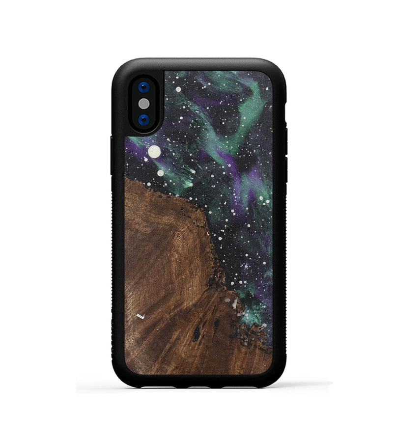 iPhone Xs Wood Phone Case - Cleva (Cosmos, 741654)