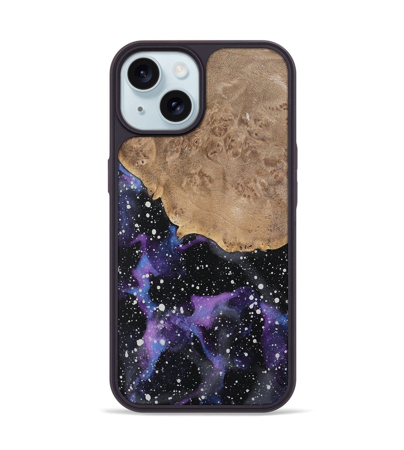 iPhone 15 Wood Phone Case - Nerita (Cosmos, 741655)