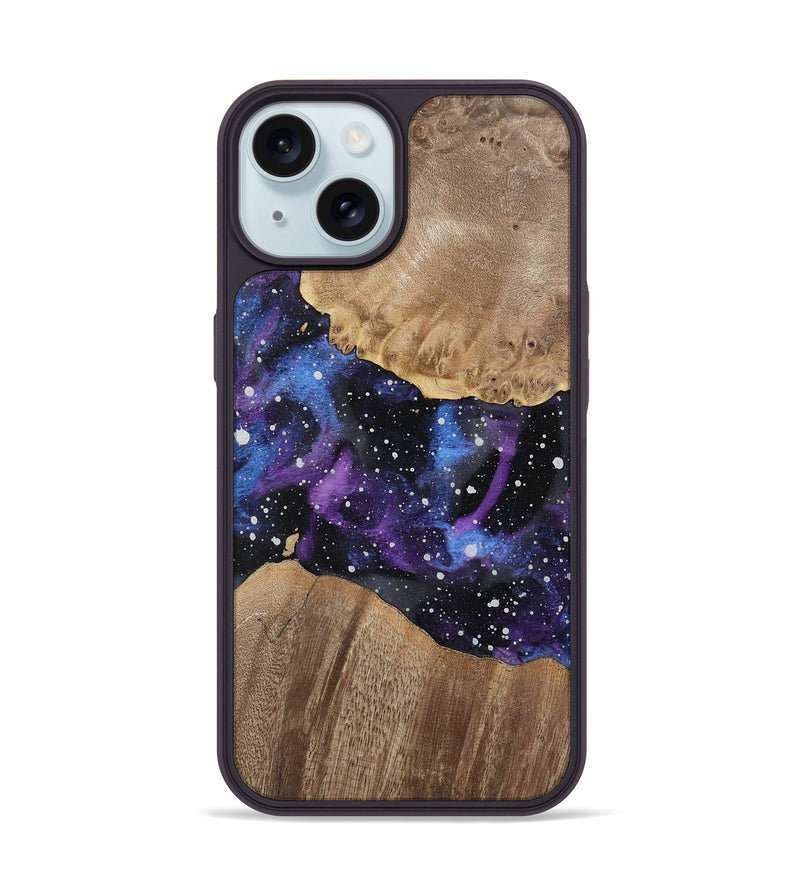 iPhone 15 Wood Phone Case - Suria (Cosmos, 741656)