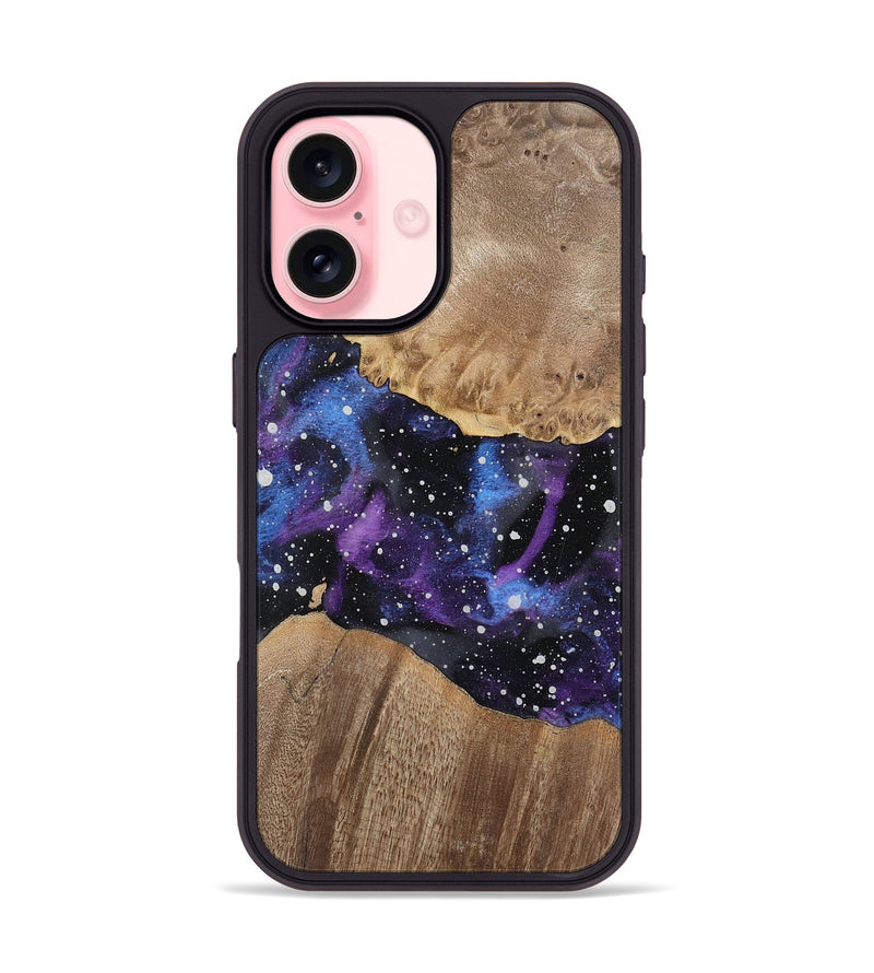 iPhone 16 Wood Phone Case - Suria (Cosmos, 741656)