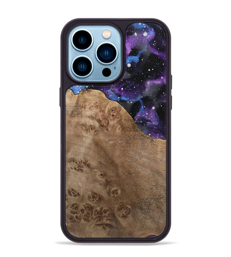 iPhone 14 Pro Max Wood Phone Case - Shalon (Cosmos, 741657)