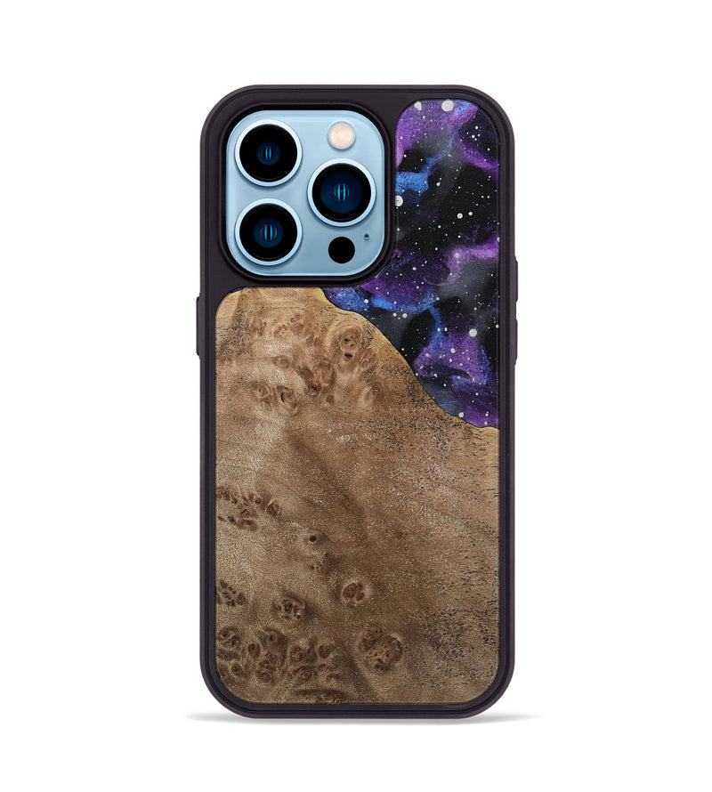 iPhone 14 Pro Wood Phone Case - Shalon (Cosmos, 741657)