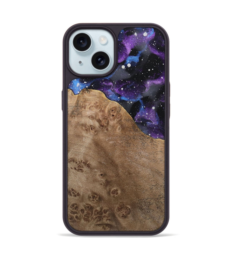 iPhone 15 Wood Phone Case - Shalon (Cosmos, 741657)