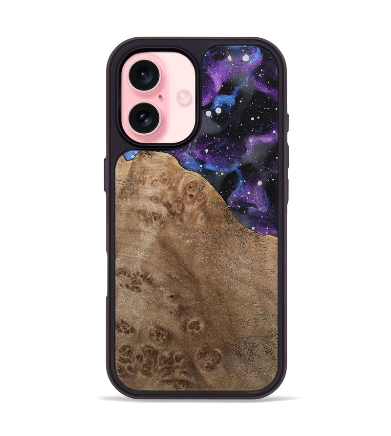 iPhone 16 Wood Phone Case - Shalon (Cosmos, 741657)