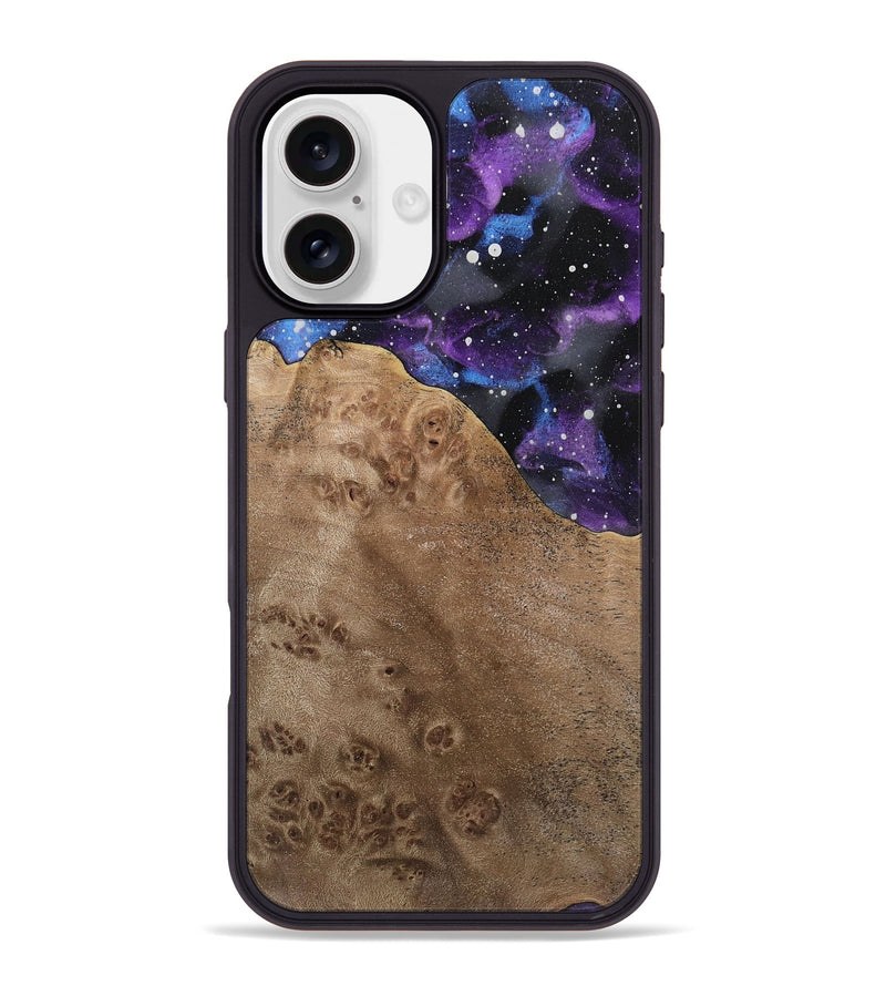 iPhone 16 Plus Wood Phone Case - Shalon (Cosmos, 741657)