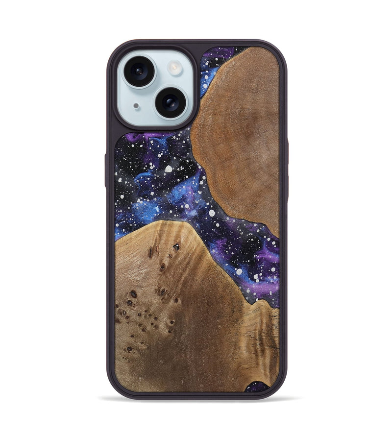 iPhone 15 Wood Phone Case - Belia (Cosmos, 741659)