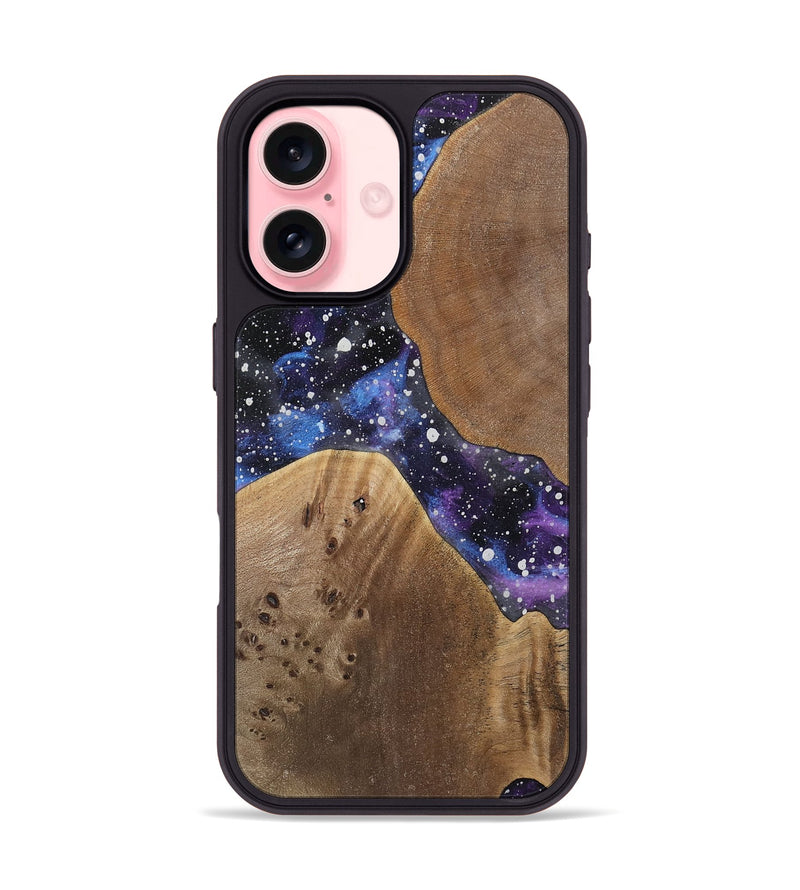 iPhone 16 Wood Phone Case - Belia (Cosmos, 741659)