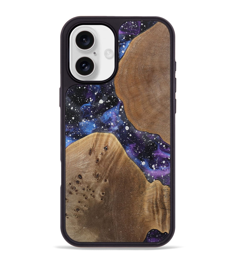 iPhone 16 Plus Wood Phone Case - Belia (Cosmos, 741659)