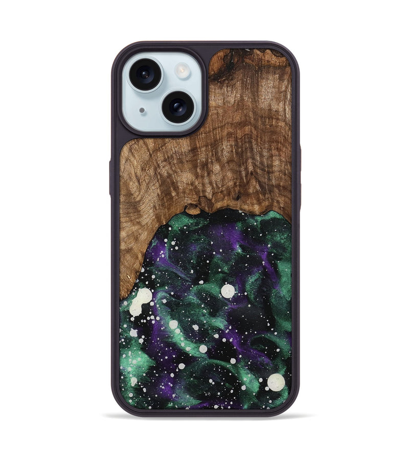 iPhone 15 Wood Phone Case - Misbah (Cosmos, 741665)